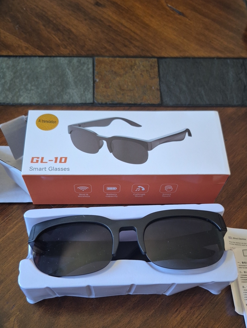 Smart Glasses in Black - Smart Sunglasses New!